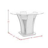  Elements International Dapper DPR300RCDTTB Round Counter Table IMAGE 9