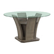  Elements International Dapper DPR300RDTTB Round Dining Table IMAGE 1