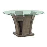  Elements International Dapper DPR300RDTTB Round Dining Table IMAGE 1