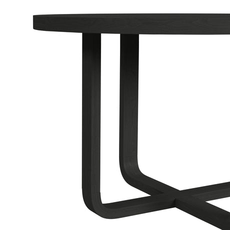  Elements International Ridgemont D-14440-8W-RDT Round Dining Table IMAGE 7