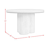  Elements International Rosalie D-16860-6-RDT Round Dining Table IMAGE 7