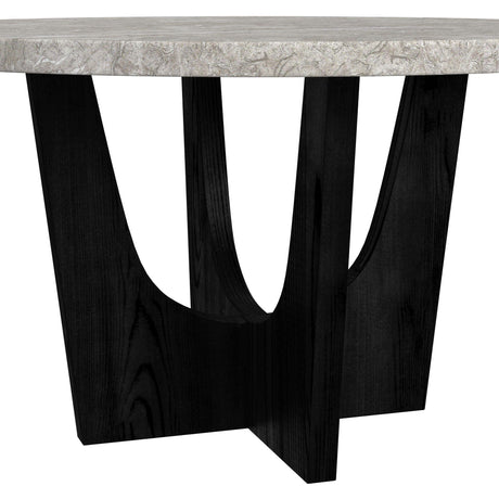  Elements International Oregon D-17380-8-DT2 Round Dining Table IMAGE 6