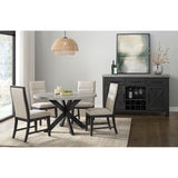  Elements International Axel D-16680-5-RDT Round Dining Table IMAGE 3