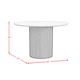  Elements International Sylvie D-16000-5-RDT Round Dining Table IMAGE 8