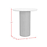  Elements International Sylvie T-16000-5-RET Round End Table IMAGE 8