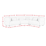  Elements International Four Seasons U-15310-11110-SS Sectional Set IMAGE 8