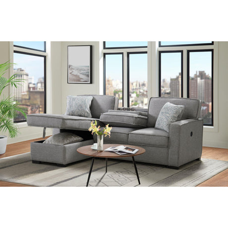  Elements International Caracas U-5140-4551-304 Sectional Sleeper Sofa IMAGE 6