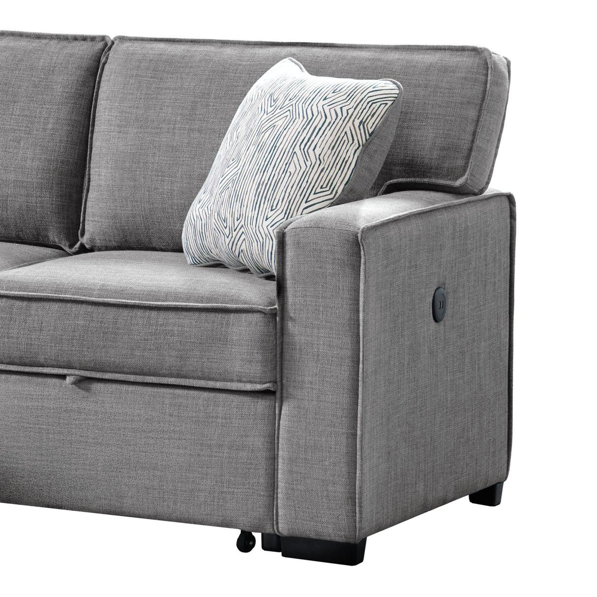  Elements International Caracas U-5140-4551-304 Sectional Sleeper Sofa IMAGE 8