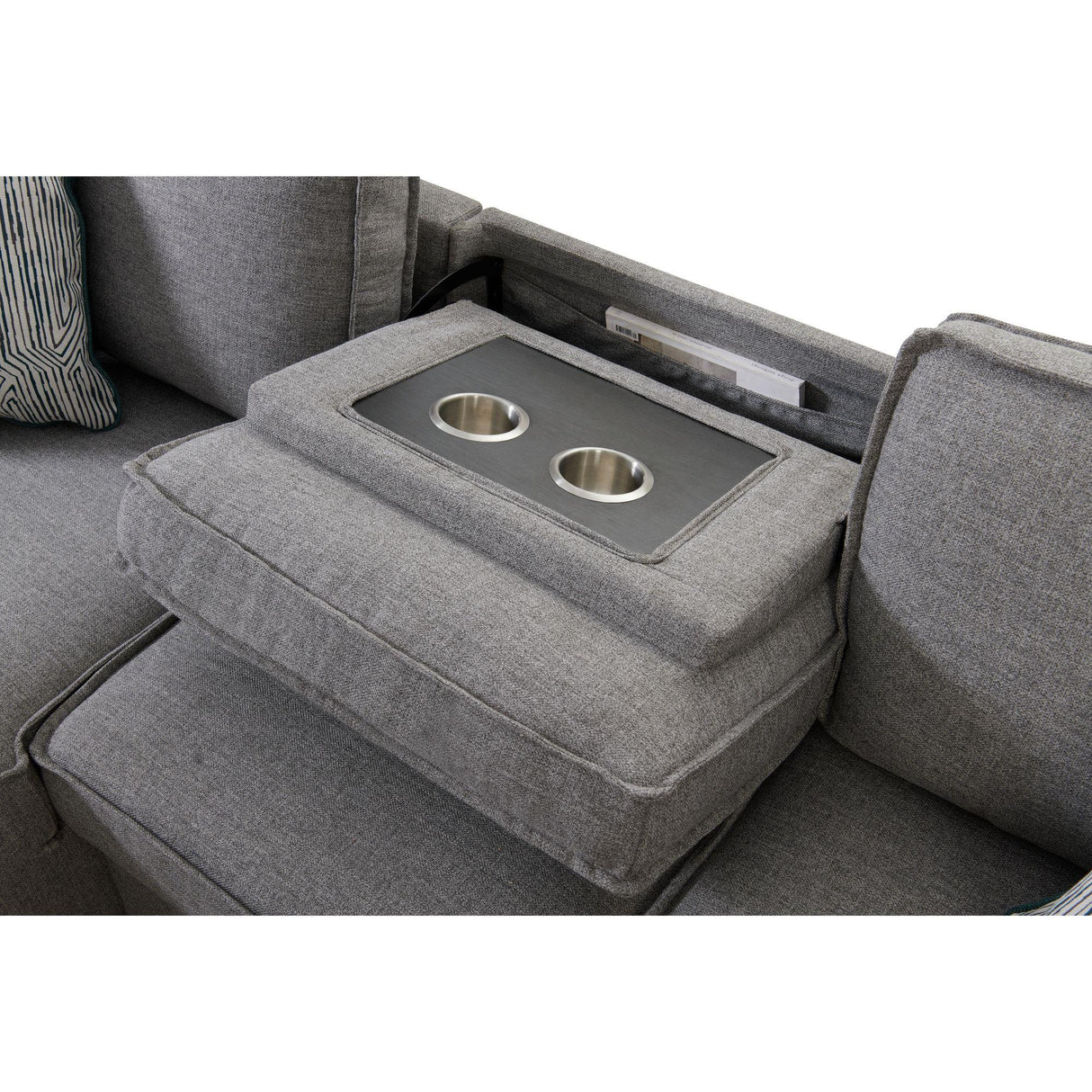  Elements International Caracas U-5140-4551-304 Sectional Sleeper Sofa IMAGE 9