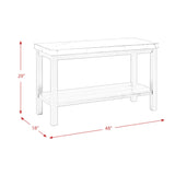  Elements International Marcello CML100ST Sofa Table IMAGE 8
