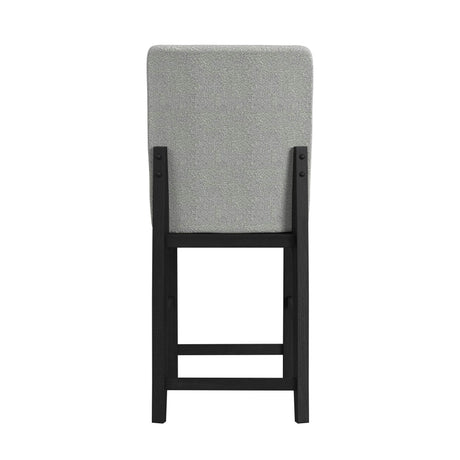  Elements International Portland D-1710-8-BST1 Square Back Barstool IMAGE 3