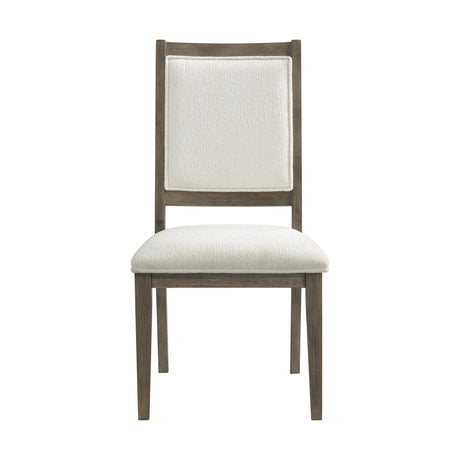  Elements International Versailles Contemporary D-3690-6-SC1 Square Back Dining Chair IMAGE 2
