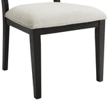  Elements International Versailles Contemporary D-3690-8-SC1 Square Back Dining Chair IMAGE 6