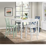  Elements International Kona D-9340-7-SCT Square Counter Table IMAGE 3