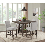  Elements International Seneca D-7670-5-CT Square Counter Table IMAGE 3
