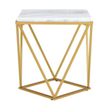  Elements International Riko CRK120ET Square End Table IMAGE 2