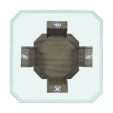  Elements International Dapper TPR350ET Square End Table IMAGE 5