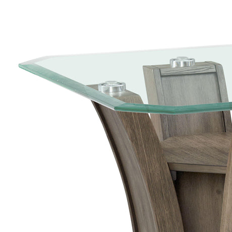  Elements International Dapper TPR350ET Square End Table IMAGE 6