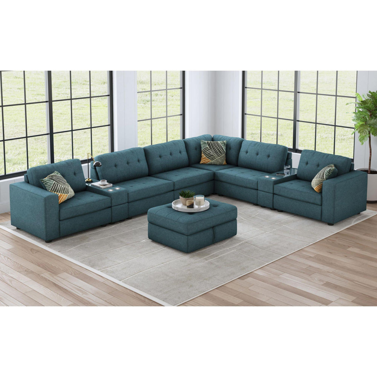 Elements International Options One U-15020-11407-001 Storage Ottoman IMAGE 5