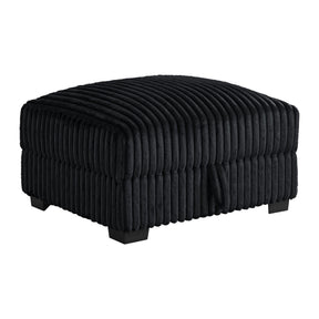  Elements International Nightfall U-16570-10473-000 Storage Ottoman IMAGE 1