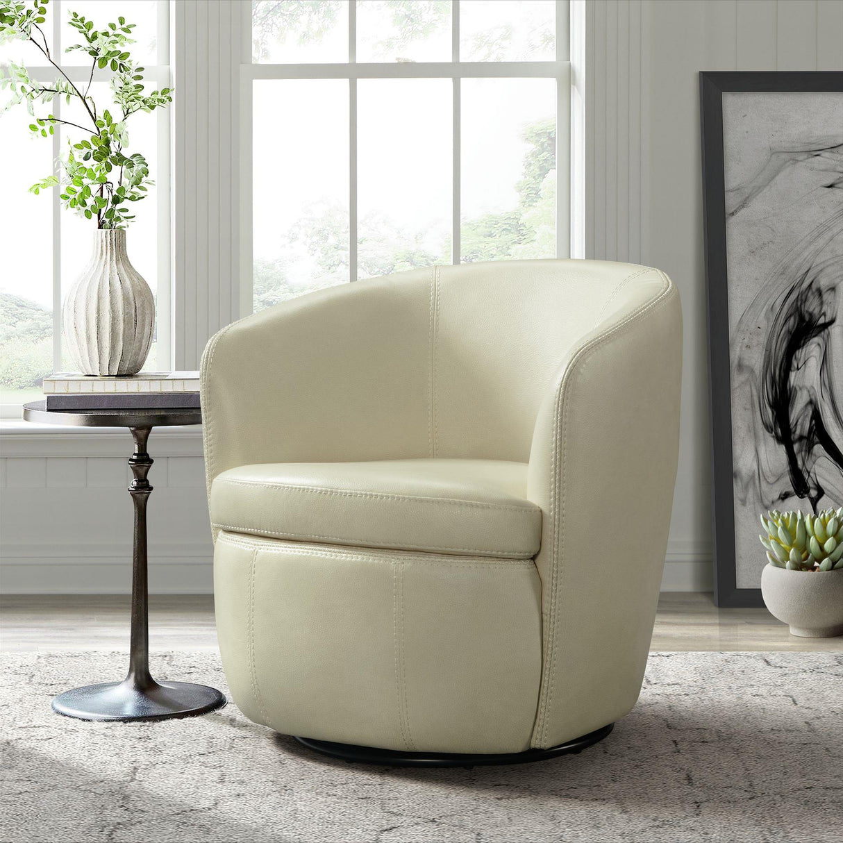  Elements International Vito U-5470-8201-101 Swivel Chair IMAGE 4