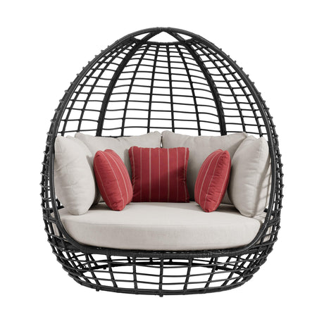  Elements International Playa O-16230-10311-121 Twin Egg Chair IMAGE 2