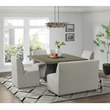  Elements International Jemma D-7570-6-BN Upholstered Bench IMAGE 5