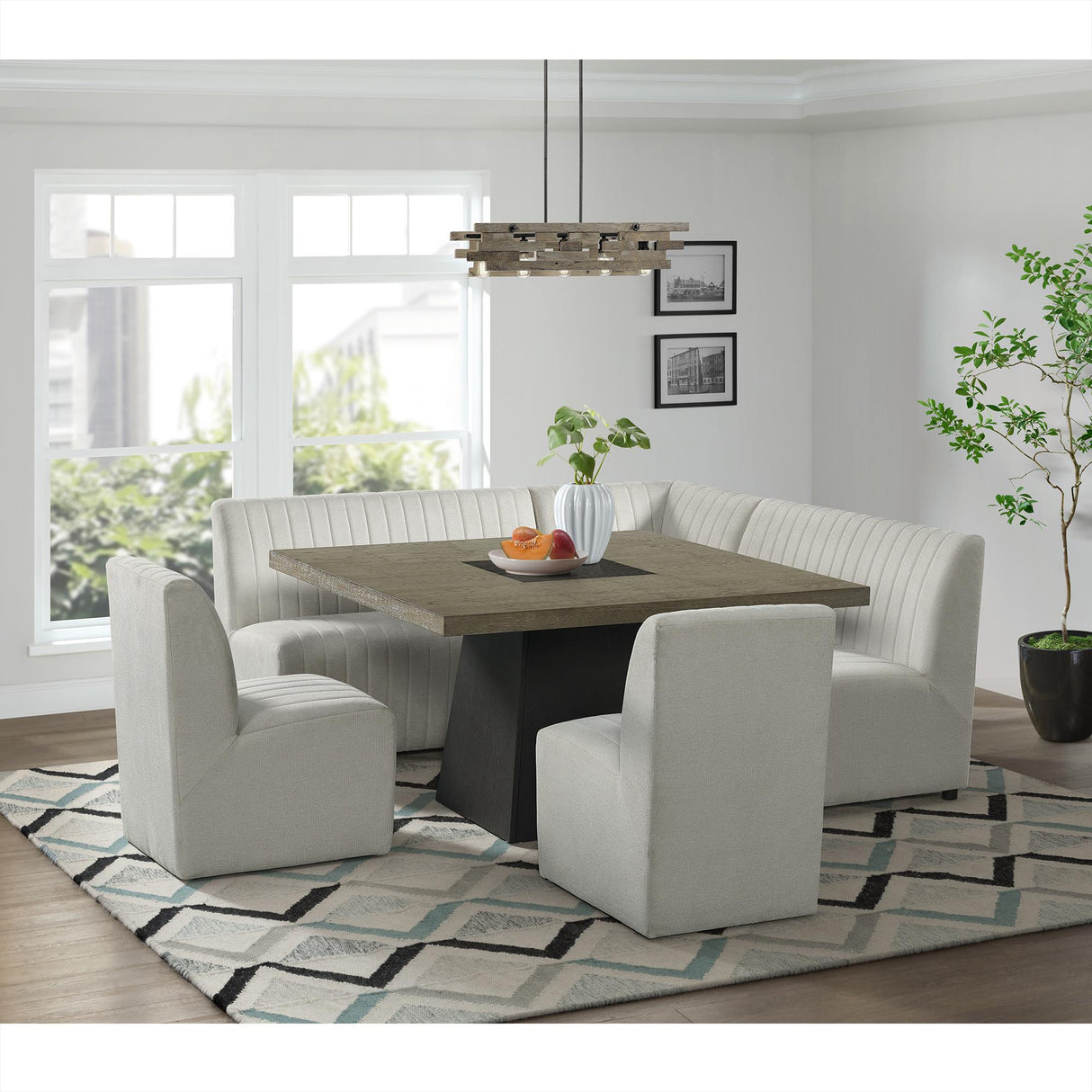  Elements International Jemma D-7570-6-SC Upholstered Side Chair IMAGE 6