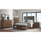  Elements International Jolene JL300KB Upholstery King Bed IMAGE 3
