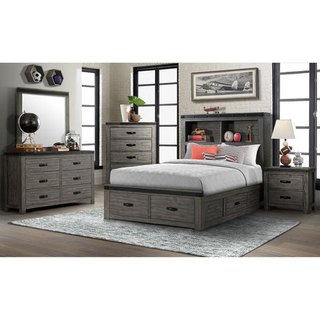  Elements International Wade WE650DR Youth Dresser 6 Drawer IMAGE 3
