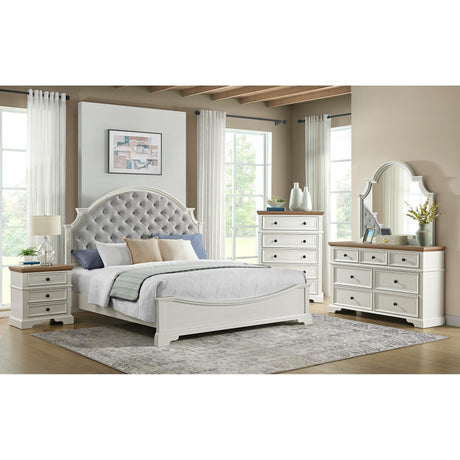  Elements International Eastwood Y-13160-7-KUB Youth King Upholstered Bed IMAGE 3
