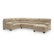  Signature Design by Ashley SimpleJoy 24203S2 3 pc Sectional with Chaise IMAGE 1