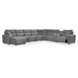  Signature Design by Ashley Modmax II 65906S47 8 pc Power Reclining Sectional IMAGE 1