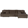  Signature Design by Ashley Top Tier 92705S13 4 pc Reclining Sectional with Chaise IMAGE 1