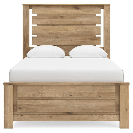  Benchcraft Brozmont B1045B8 Full Panel Bed IMAGE 3