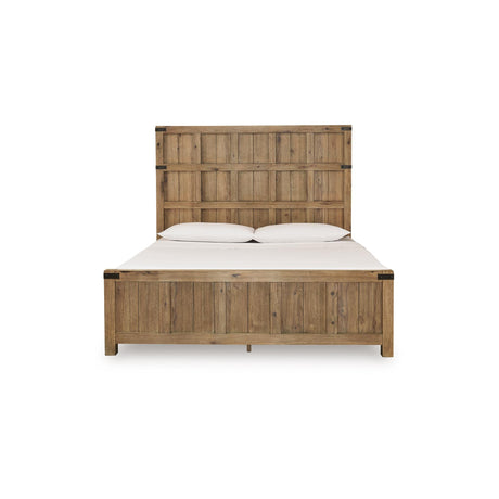  Benchcraft Ridgester B858B7 California King Panel Bed IMAGE 3