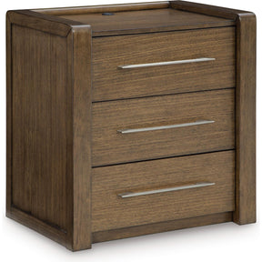  Benchcraft Marxmore B863-93 Three Drawer Night Stand IMAGE 1
