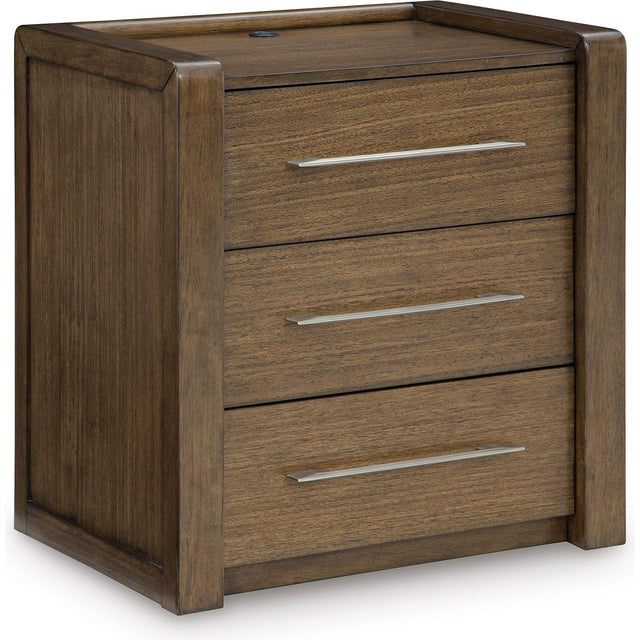  Benchcraft Marxmore B863-93 Three Drawer Night Stand IMAGE 1