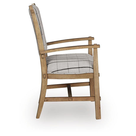  Benchcraft Ridgester D858-01A Dining Upholstered Arm Chair IMAGE 3