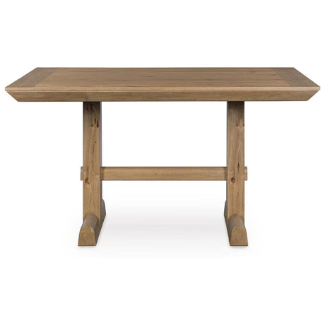  Benchcraft Ridgester D858-13 Rectangular Dining Room Counter Table IMAGE 2