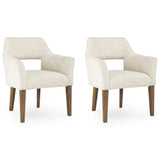  Benchcraft Marxmore D863-02A Dining Upholstered Arm Chair IMAGE 2