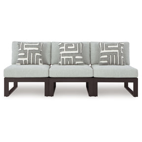  Signature Design by Ashley Beachloft P490P6 3 pc Outdoor Sectional IMAGE 1