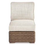 Signature Design by Ashley Beachcroft P791-846 Armless Chair with Cushion IMAGE 2