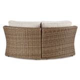  Signature Design by Ashley Beachcroft P791-851 Curved Corner Chair with Cushion IMAGE 3