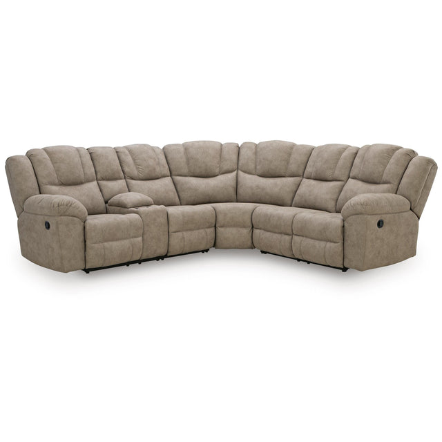  Signature Design by Ashley Pearce-Pike PC69205S1 3 pc Reclining Sectional with Console IMAGE 1