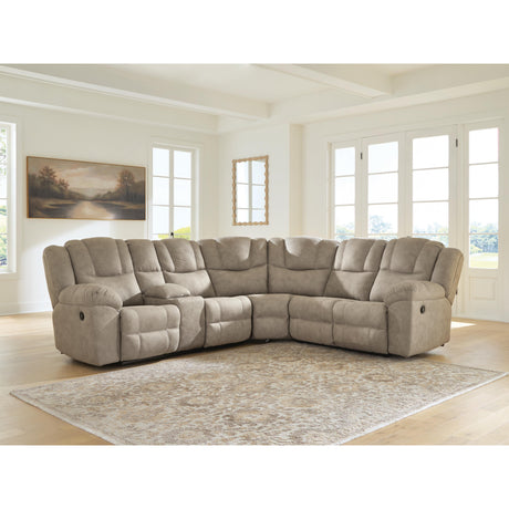  Signature Design by Ashley Pearce-Pike PC69205S1 3 pc Reclining Sectional with Console IMAGE 3