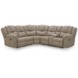  Signature Design by Ashley Pearce-Pike PC69205S2 3 pc Reclining Sectional with Console IMAGE 1