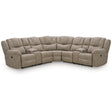  Signature Design by Ashley Pearce-Pike PC69205S3 3 pc Reclining Sectional with Double Console IMAGE 1