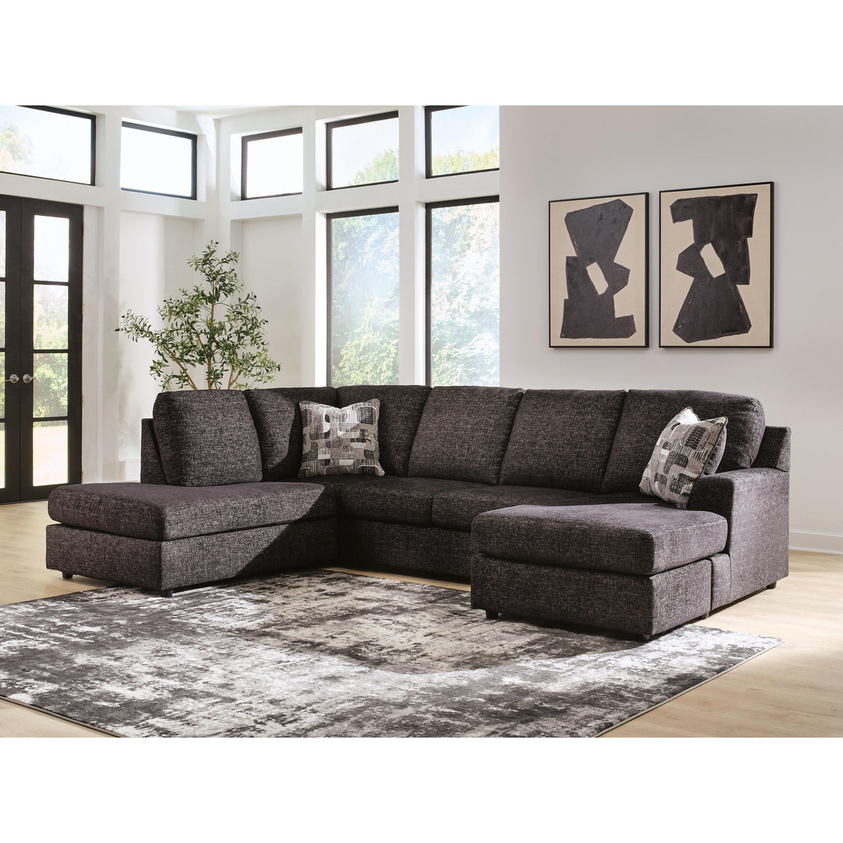  Signature Design by Ashley Lentiz PC73404S1 2 pc Sectional with Chaise IMAGE 2