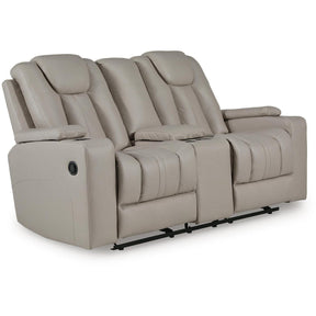  Signature Design by Ashley Elevate Edges PC8330543 Glider Reclining Loveseat with Console IMAGE 1